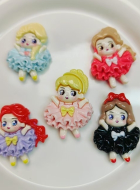 【连连看】玛丽莲公主可爱树脂创意DIY手工材料个性手机壳配件