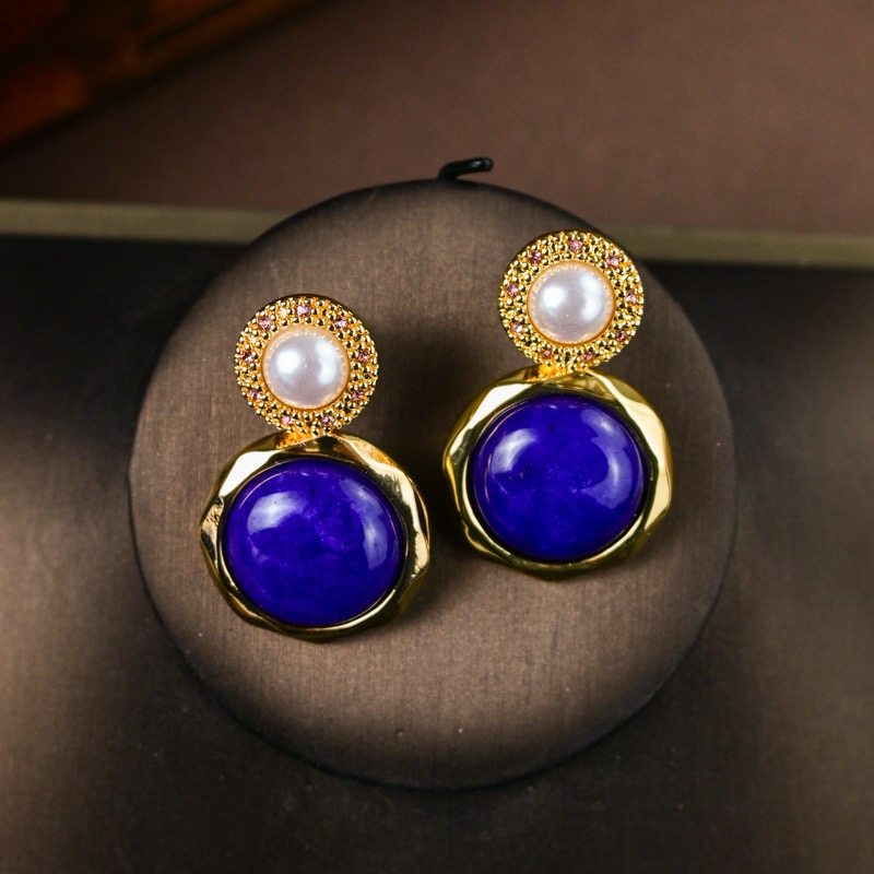 新款耳饰女复古港风大耳坠适合的耳钉高级感气质耳环饰品,饰品/流行首饰/时尚饰品新,耳环,淘宝优惠券,粉丝福利购,淘宝优惠卷