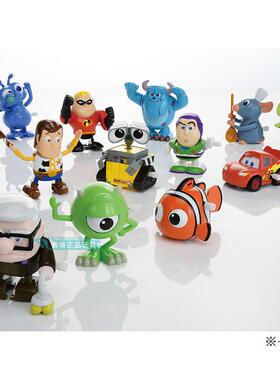 多美卡TOMY迪士尼MOVIN机械发条公仔玩具麦昆瓦力苏利文胡迪
