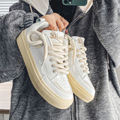 子潮鞋 百搭超纤皮面包鞋 2024新款 休闲运动男鞋 板鞋 男小白鞋 运动鞋