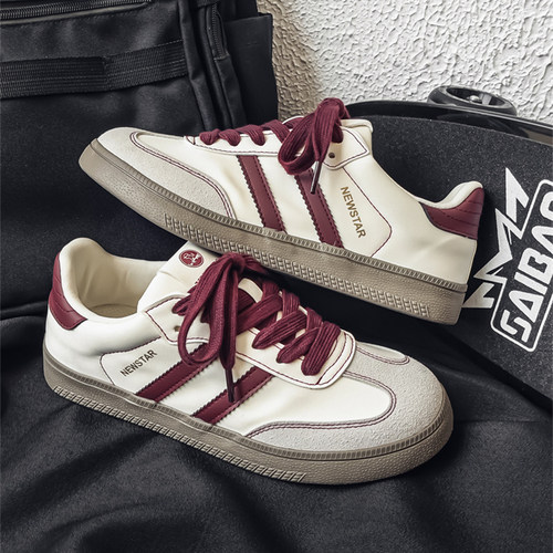 男鞋子潮鞋夏季透气雨伞布帆布鞋男低帮韩版薄款德训鞋ins港风鞋