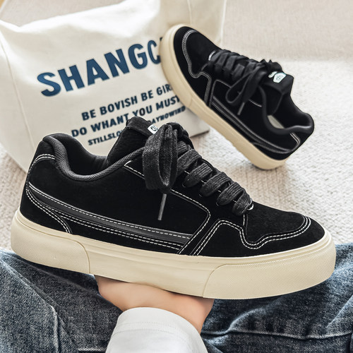 男鞋子潮鞋原创美式高街ins网红爆款板鞋男韩版百搭运动港风鞋男