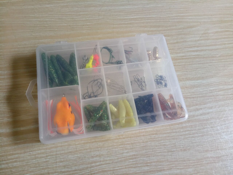 双鱼堡垒德州钓组配件路亚软饵套装铅头钩组合子弹铜曲柄钩别针