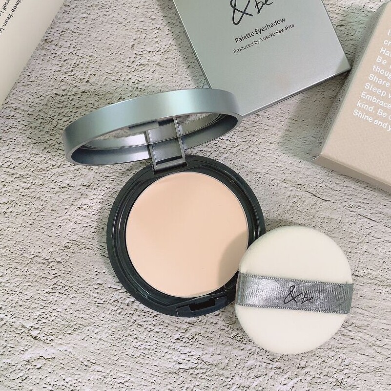 保税 日本大赏 and be河北裕介&be 裸肌定妆补妆控油哑光蜜粉饼9g