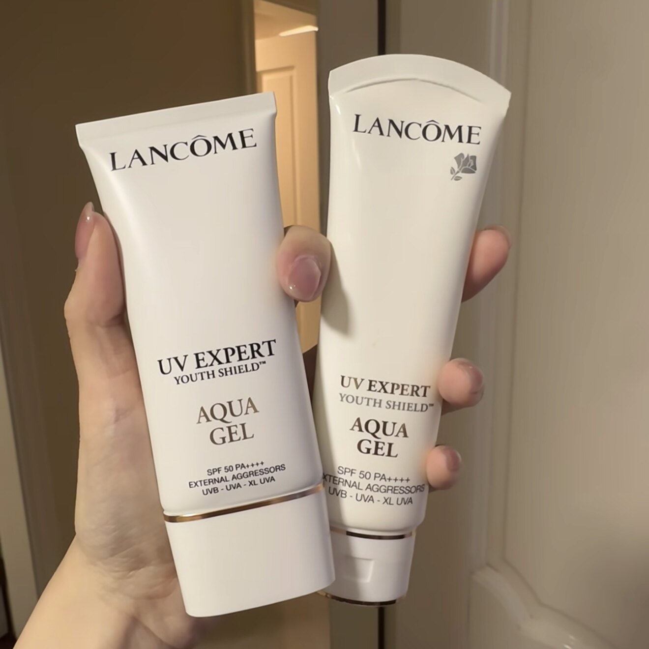 兰蔻小白管柔皙清透轻呼吸空气感清爽防晒乳SPF50 50ml 啫喱GEL