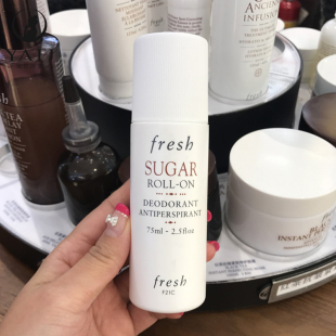 fresh馥蕾诗新澄糖香体清新止汗走珠滚珠黄糖止汗露75ml 孕妇可用