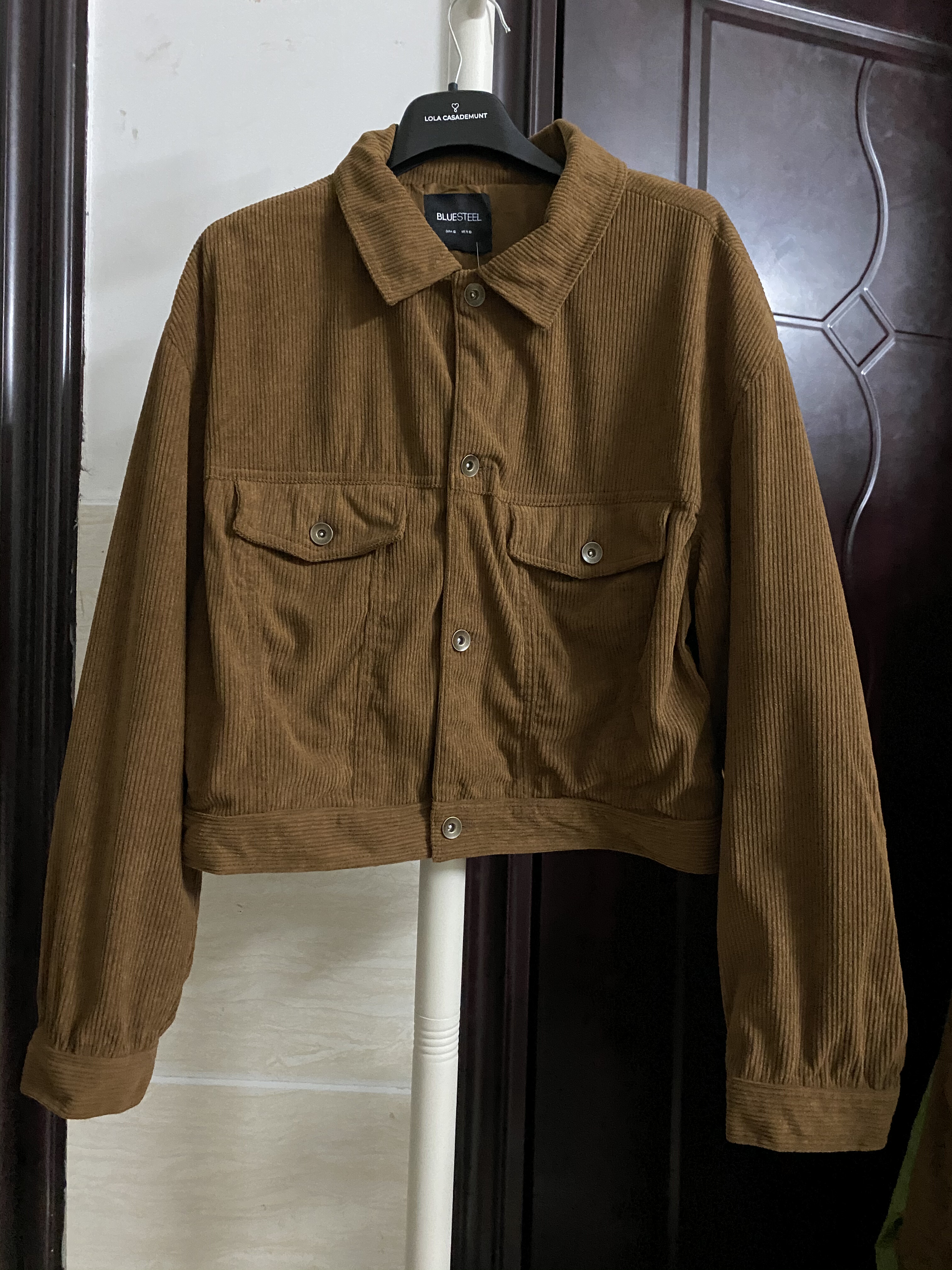 全场第二件banjia小个子春秋季上衣女短款夹克棕色灯芯绒外套女,女装/女士精品,短外套,淘宝优惠券,粉丝福利购,淘宝优惠卷