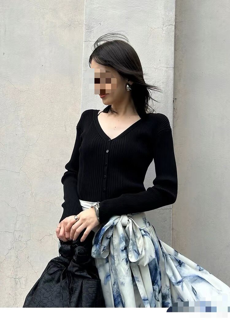 全场第二件半jia经典款基础女针织开衫简约上衣修身休闲外套