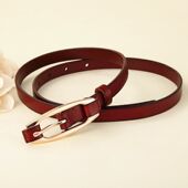 饰 复古腰带女细皮带装 皮带女士真皮头层牛皮简约百搭针扣裤 带韩版