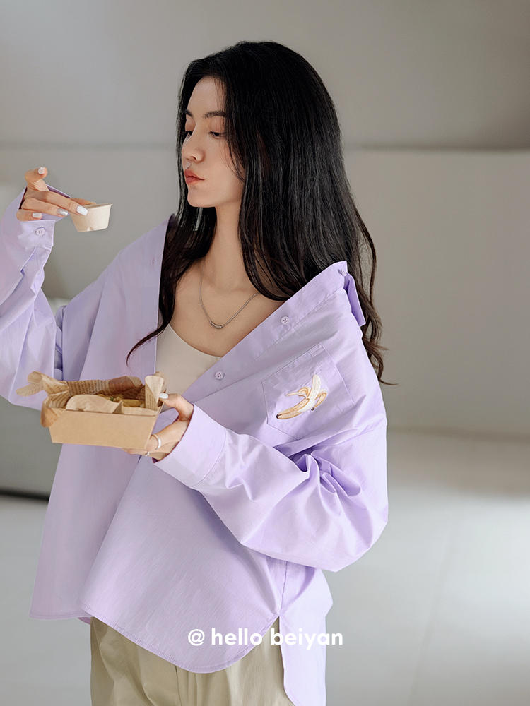 贝妍女春秋柔软莫代尔棉长袖睡衣