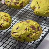 现做手工自制超大抹茶腰果巧克力软曲奇5枚装 爆浆烘焙微苦清新