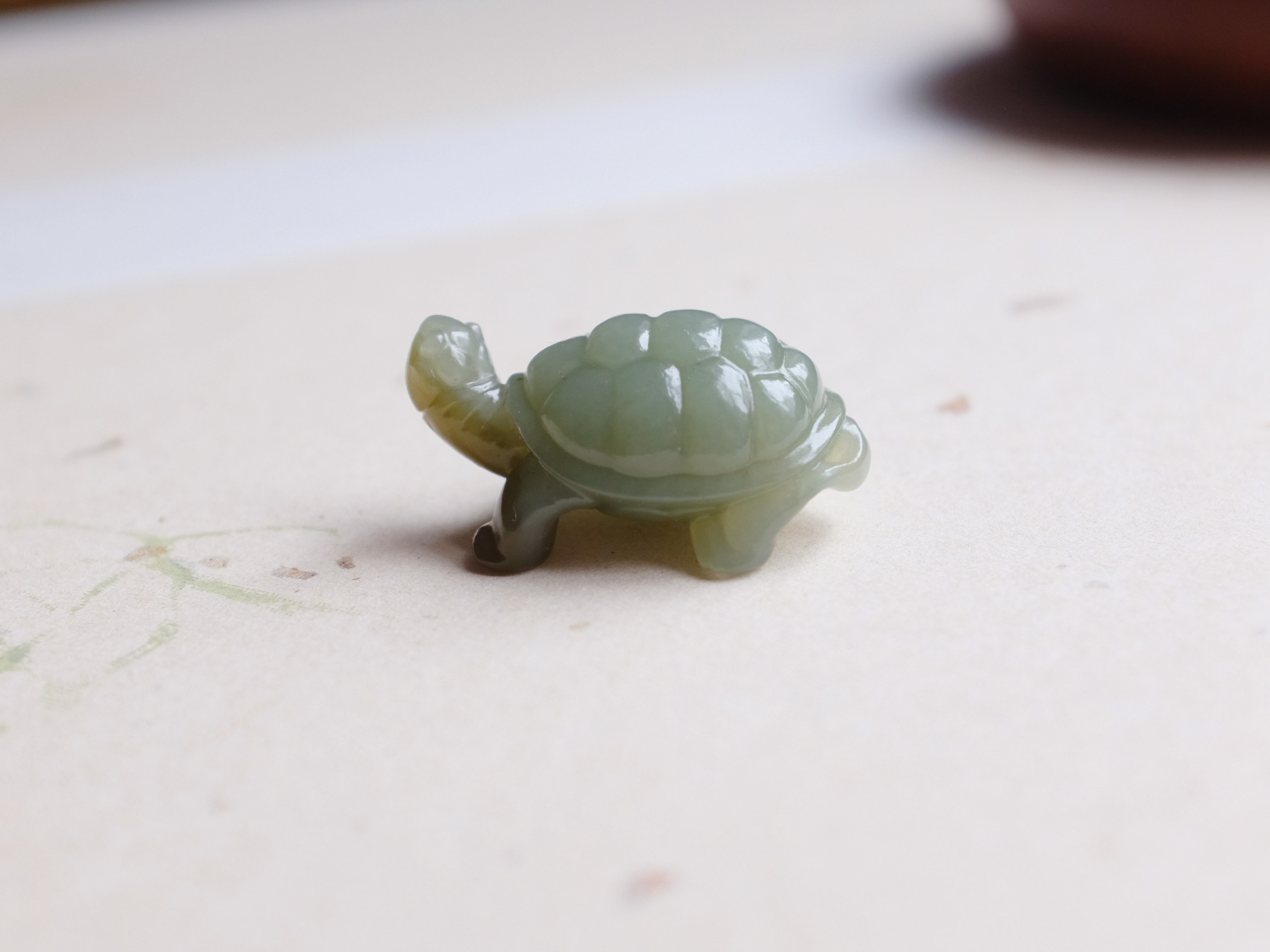 欣赏。新疆且末料小玉龟。
