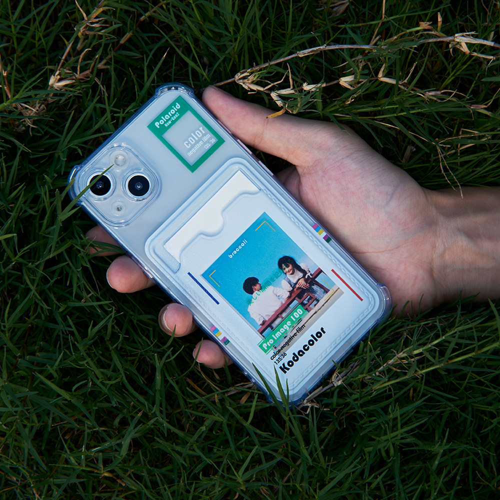 苹果iphone16硅胶ins卡包一体