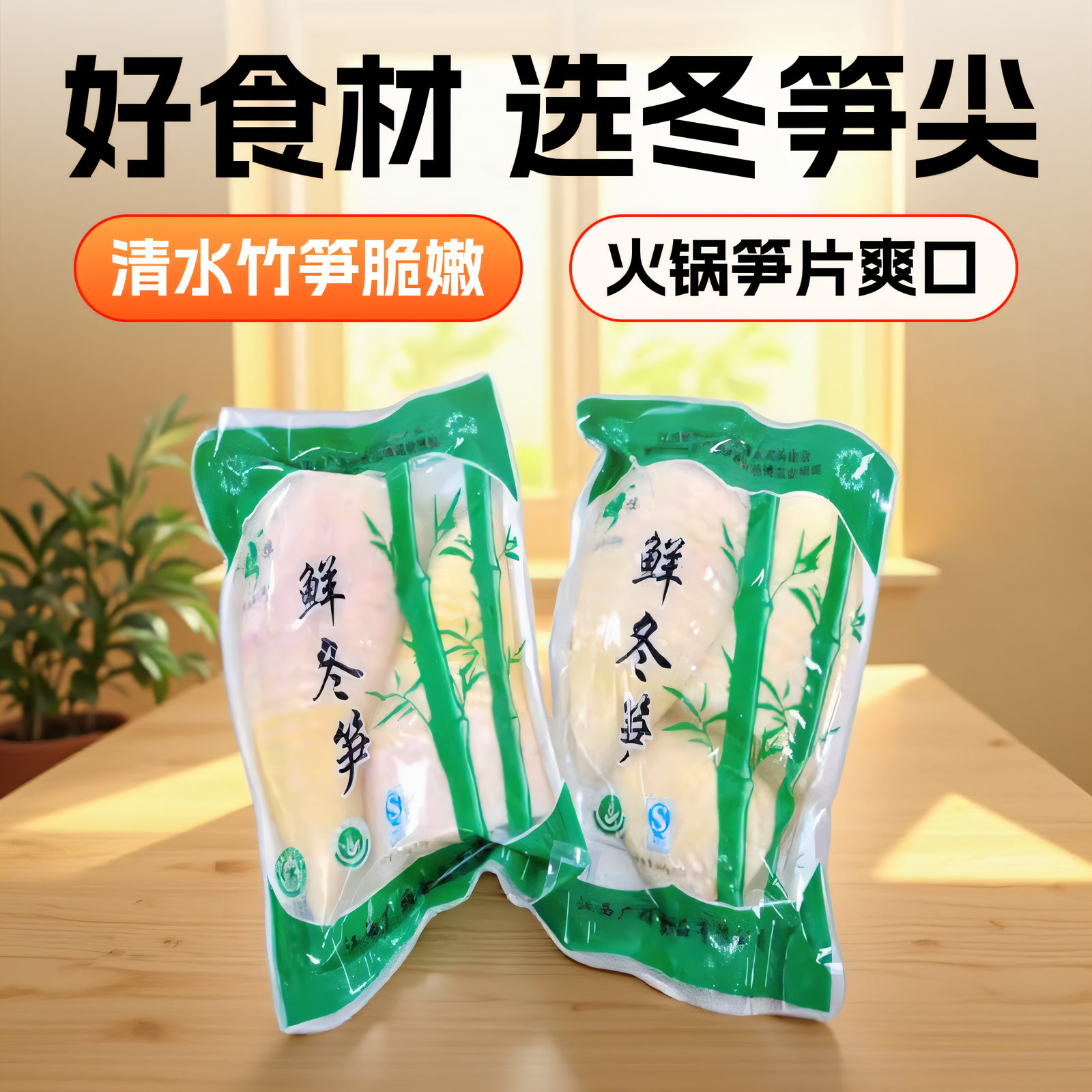 新鲜春笋雷笋生鲜竹笋丝笋尖笋油焖冬笋水笋嫩笋片清水小竹笋袋装