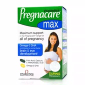 孕妇孕期复合维生素DHA叶酸鱼肝油钙 MAX 英国进口正品 Pregnacare