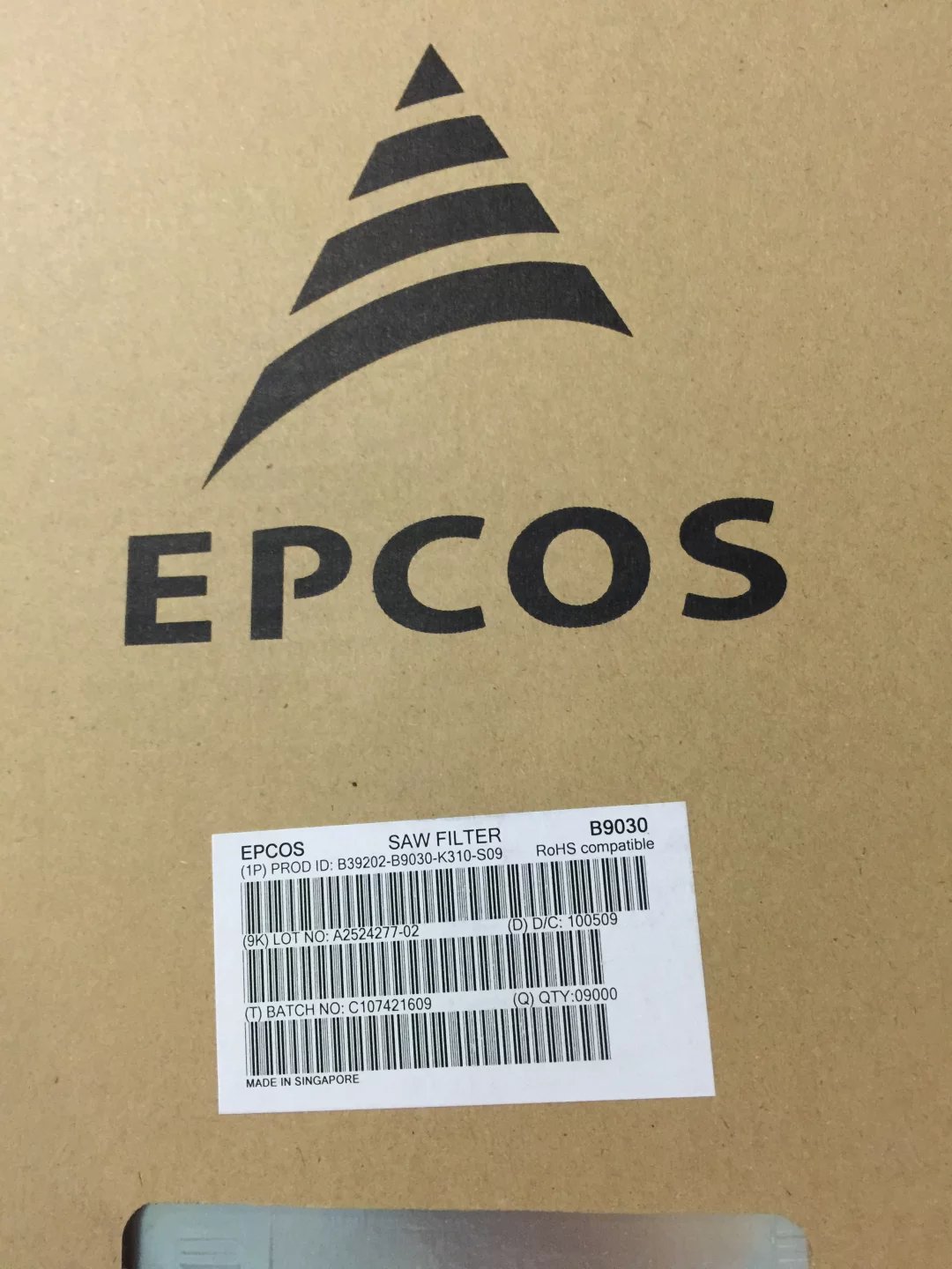 原装正品 EPCOS滤波器B39202B9030K310S09 2017.5MHZ 质量保证