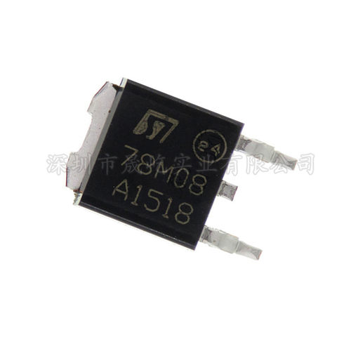 L78M08CDT-TR 78M08 TO252 0.5A/8V 三端稳压器 ST正品全新可直拍