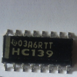 74HC139D SOP16 SN74HC139DR 双2到4线路解码器/解复用 全新原装