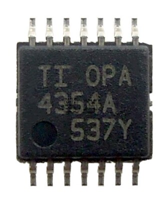 OPA4354A OPA4354AIPWR高速运算放大器 贴片TSSOP14全新原装进口