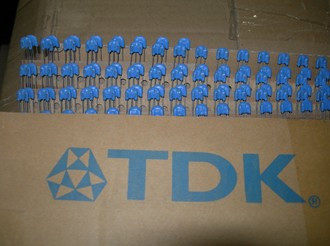 EMC信号线蓝色TDK三端滤波器TDK101 ZJSR5101-101TA-01全新原装