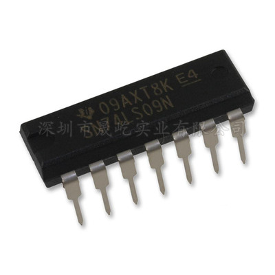 直插 SN74LS09N DIP-14 74LS09 HD74LS09P 四路2输入正与门 IC