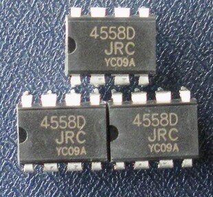 【家电维修】直插 JRC 4558D MC4558 KA4558 双运放放大器IC