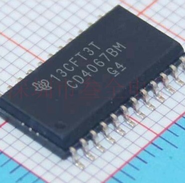 CD4067BM96 CD4067BM SOP24 多路复用器分解器 全新一只也可直拍