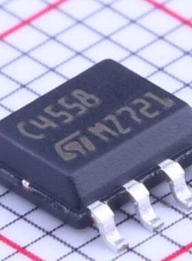 全新原装 C4558 TJM4558CDT 双运算放大器 贴片SOP-8 ST