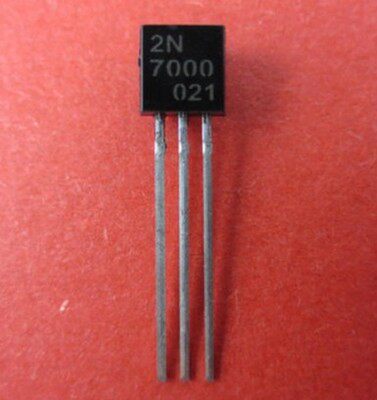 N沟道场效应管 2N7000 MOS管 TO92 0.3A/60V (20只)