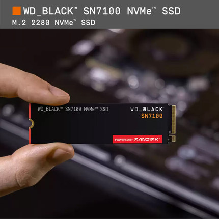 WD西部数据SN7100固态SSD内置M2接口NVMe PCIe 4.0 1T 2T 4T