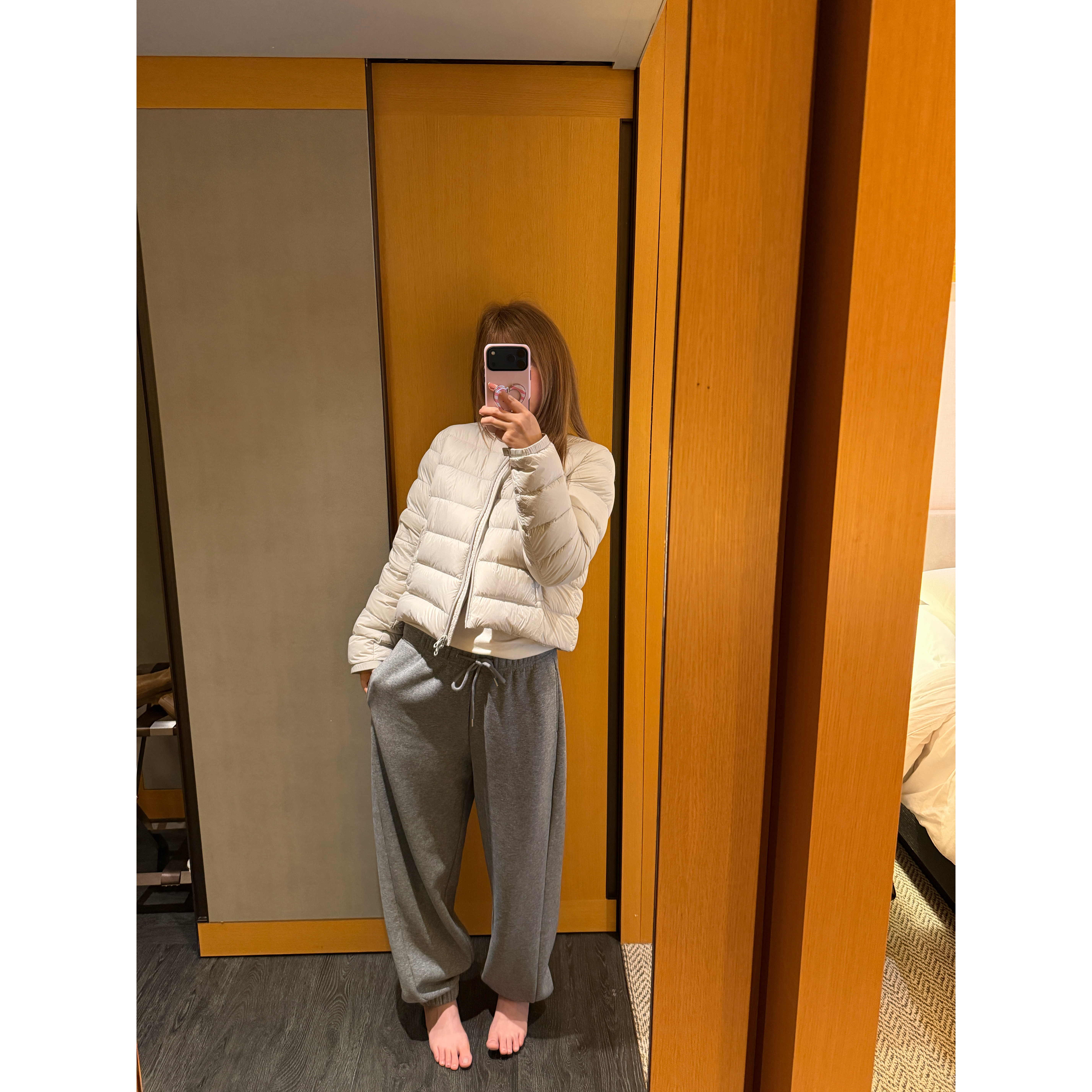 11/11 wann 舒适随行 棉质加绒显瘦束脚运动显瘦卫裤休闲裤秋冬季