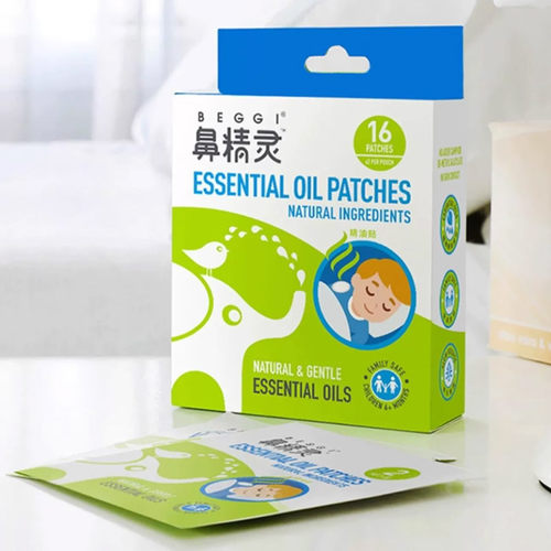 BEGGI鼻精灵通鼻贴植物精油儿童成人鼻通贴婴儿通气鼻贴