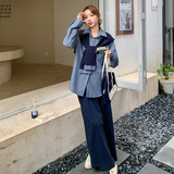 现货数据好！168-H152条纹衬衫披肩裙子三件套P185控268，女装套装/套裙，浙宝168