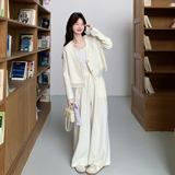 新款现货！ZB168-H625米白拼接衣裤套装P165控268，女装套装/套裙，浙宝168