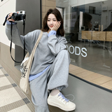 新款现货！ZB168-H615款假两件卫衣裤子两件套P175控288，女装套装/套裙，浙宝168