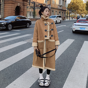 【新款】出货中设计感皮毛一体羊羔毛外套160A-9178P195控278,女装棉衣/棉服,浙宝168