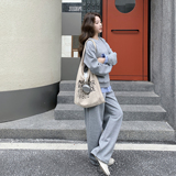 新款现货！ZB168-H615款假两件卫衣裤子两件套P175控288，女装套装/套裙，浙宝168