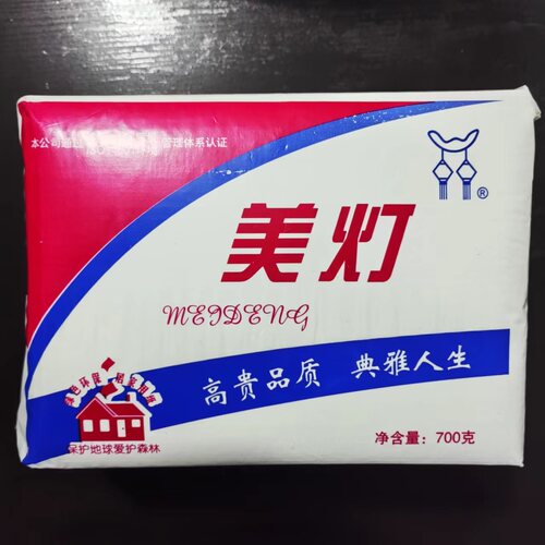 美灯平板卫生纸700克大包装厚实