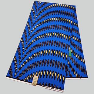 fabric全棉6码 衣服裙子布料 Wax 新设计荷兰非洲蜡染布African
