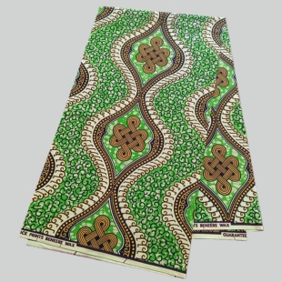 全棉高端非洲蜡染布Cotton African Wax Fabric100%全棉一码蜡布Z