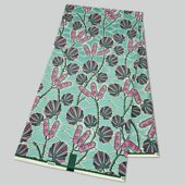 Wax 蜡染布super 非洲蜡染布金粉双印超级荷兰蜡布全棉纯棉服装 6码