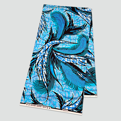 超级蜡40X40全棉蜡染布头巾料