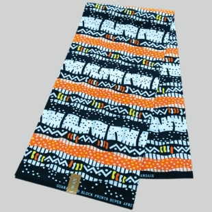 涤纶非洲蜡染布polyester African Wax Fabric 1码非洲印花布