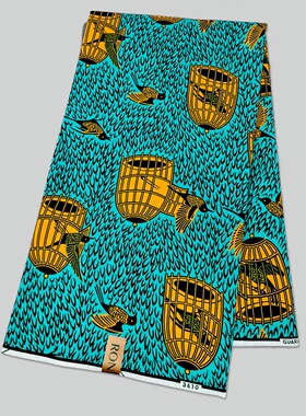 非洲蜡染布AfricanWaxFabric