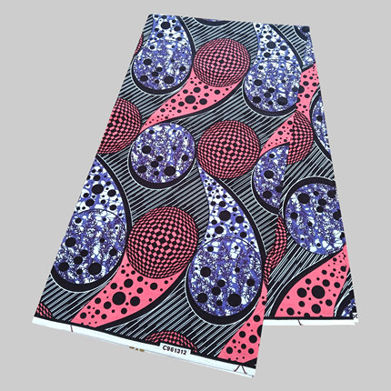 高端非洲蜡染布Cotton African Wax Fabric100%全棉一码蜡布HHH