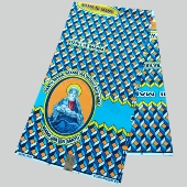 涤纶非洲蜡染布教堂设计 蜡布 Fabric双面印花一码 African Wax