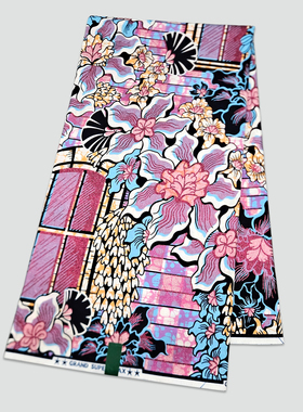 金砂非洲蜡染全棉服装面料