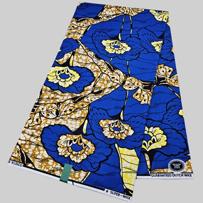 超级蜡40X40非洲蜡染布6码