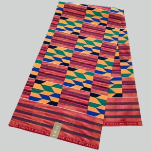涤纶非洲蜡染布polyester African Wax Fabric 1码双面印花蜡布