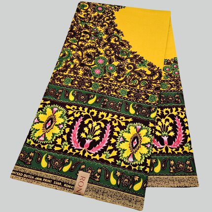 JAVA非洲荷兰蜡染布Cotton African Wax Fabric100%全棉6码蜡布